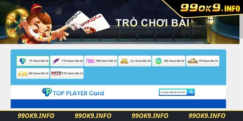 Khái quát sơ lược về sảnh game bài 99OK siêu hot