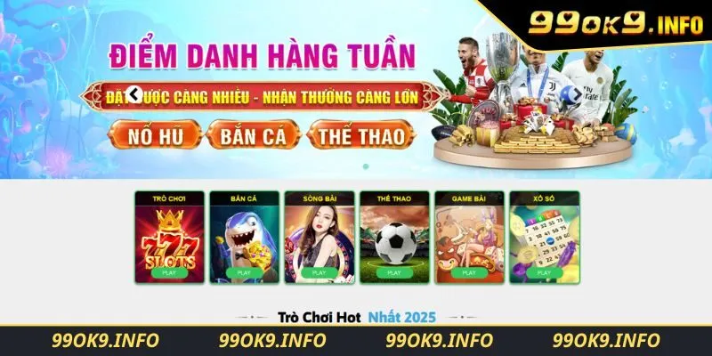 Thông tin khuyến mãi thưởng tích lũy tuần 99oK